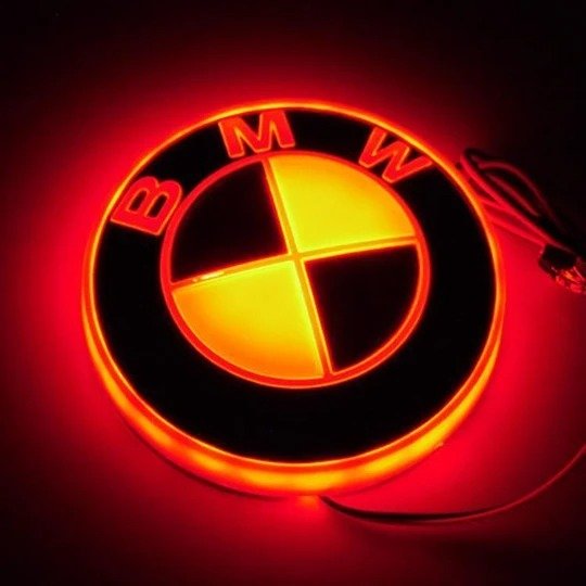 🚗4D car Logo Badge LED Light