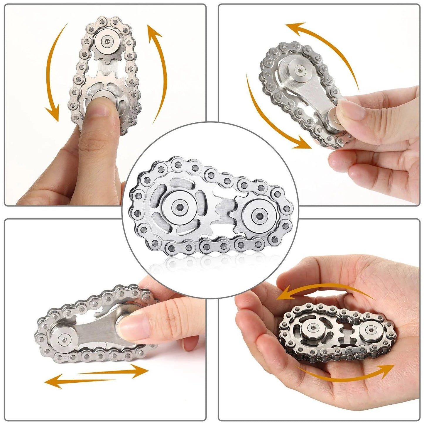 🙌Hot Sale⚙️Sprockets Bicycle Chain Fidget Spinner Toys