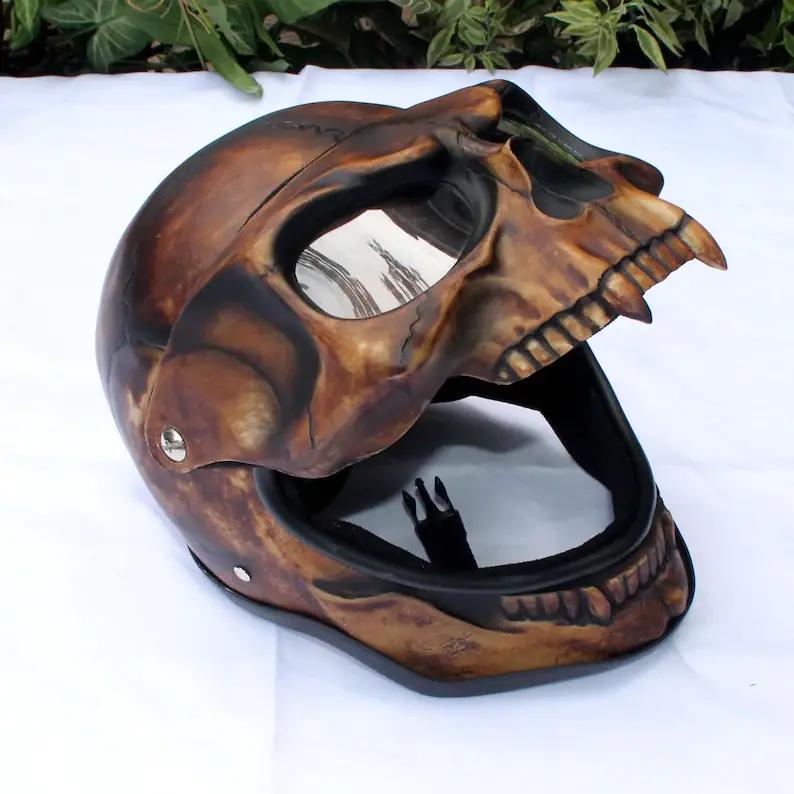 Necromancer Skull Helmet---decoration