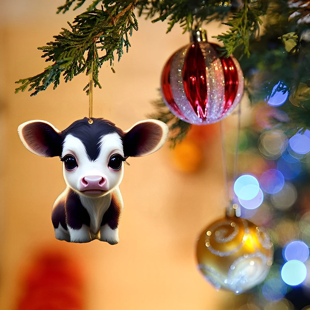 Cartoon Cow Decorative Ornament