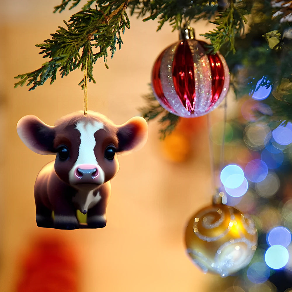 Cartoon Cow Decorative Ornament