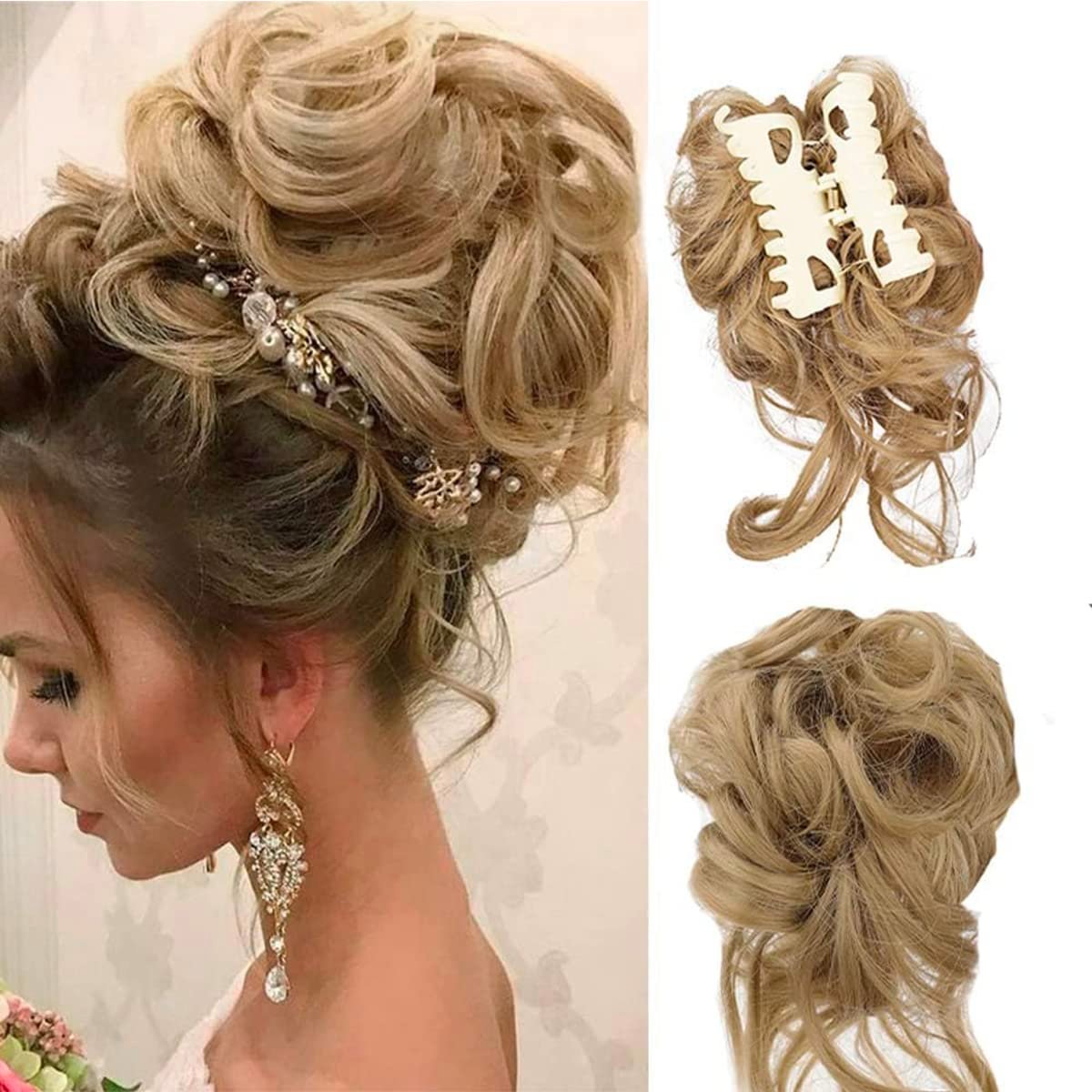 Curly Bun Hair Piece