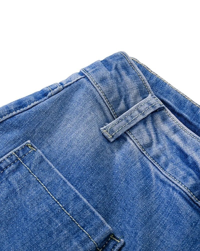 Vintage Button Fly Booty Shaping High Waist Flare Jeans