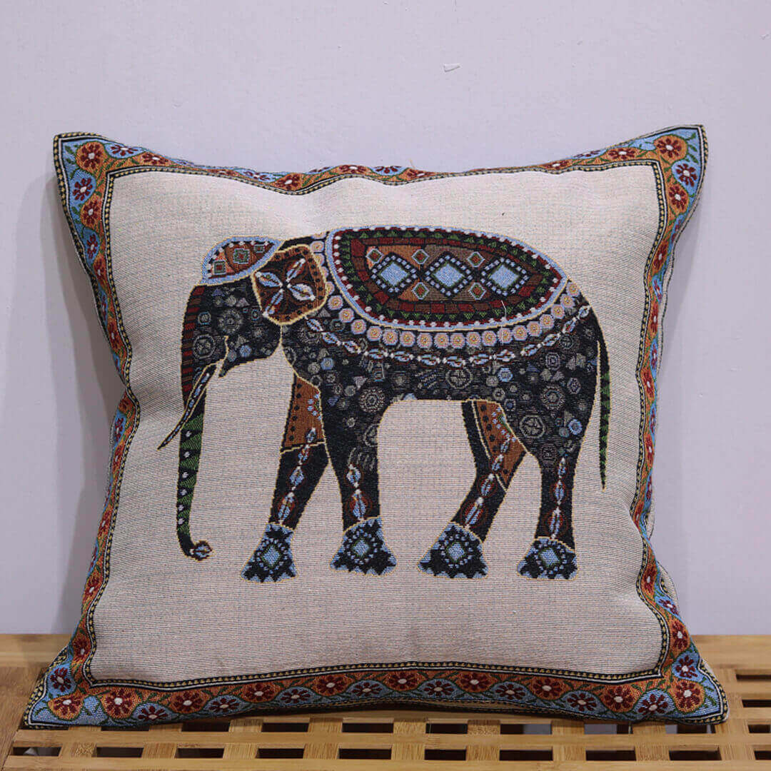 Elephant Double-sided Cushion Cover