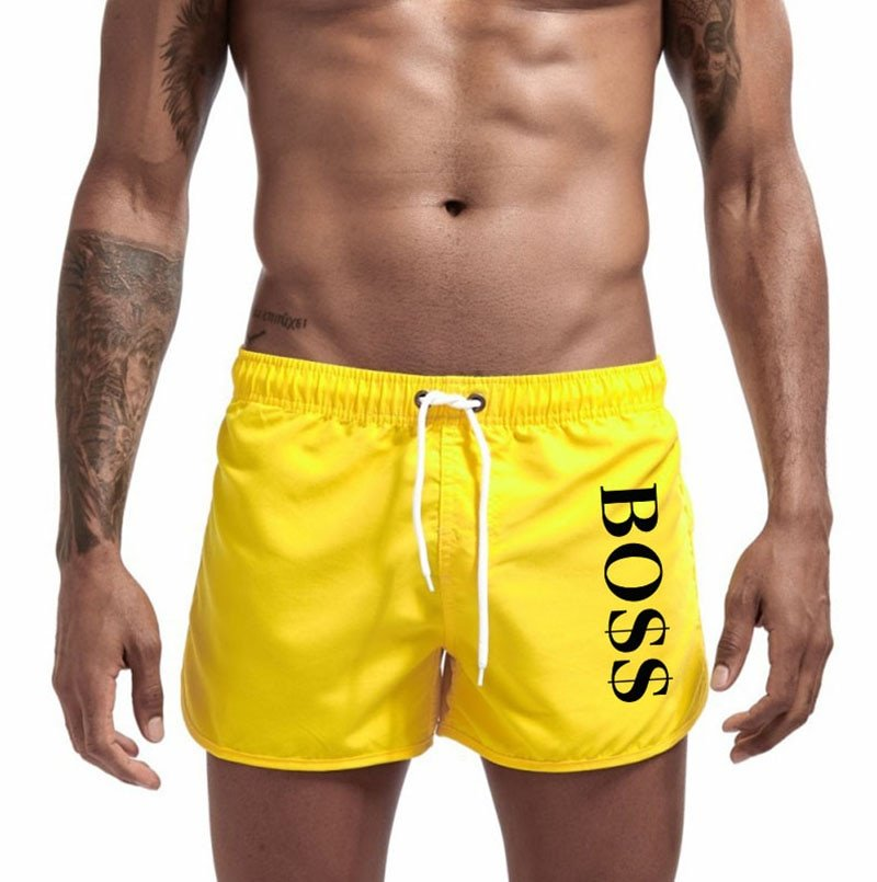 Mens Swim Shorts Summer Colorful Swimwear