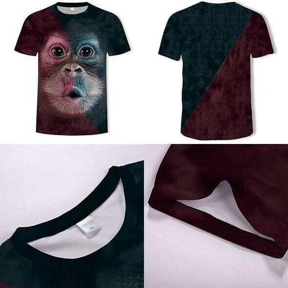 monkey T-shirt&quot; that fits your figure