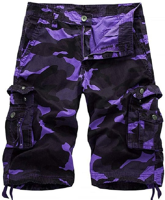 Men’s Loose Cargo Shorts with Big Pocket