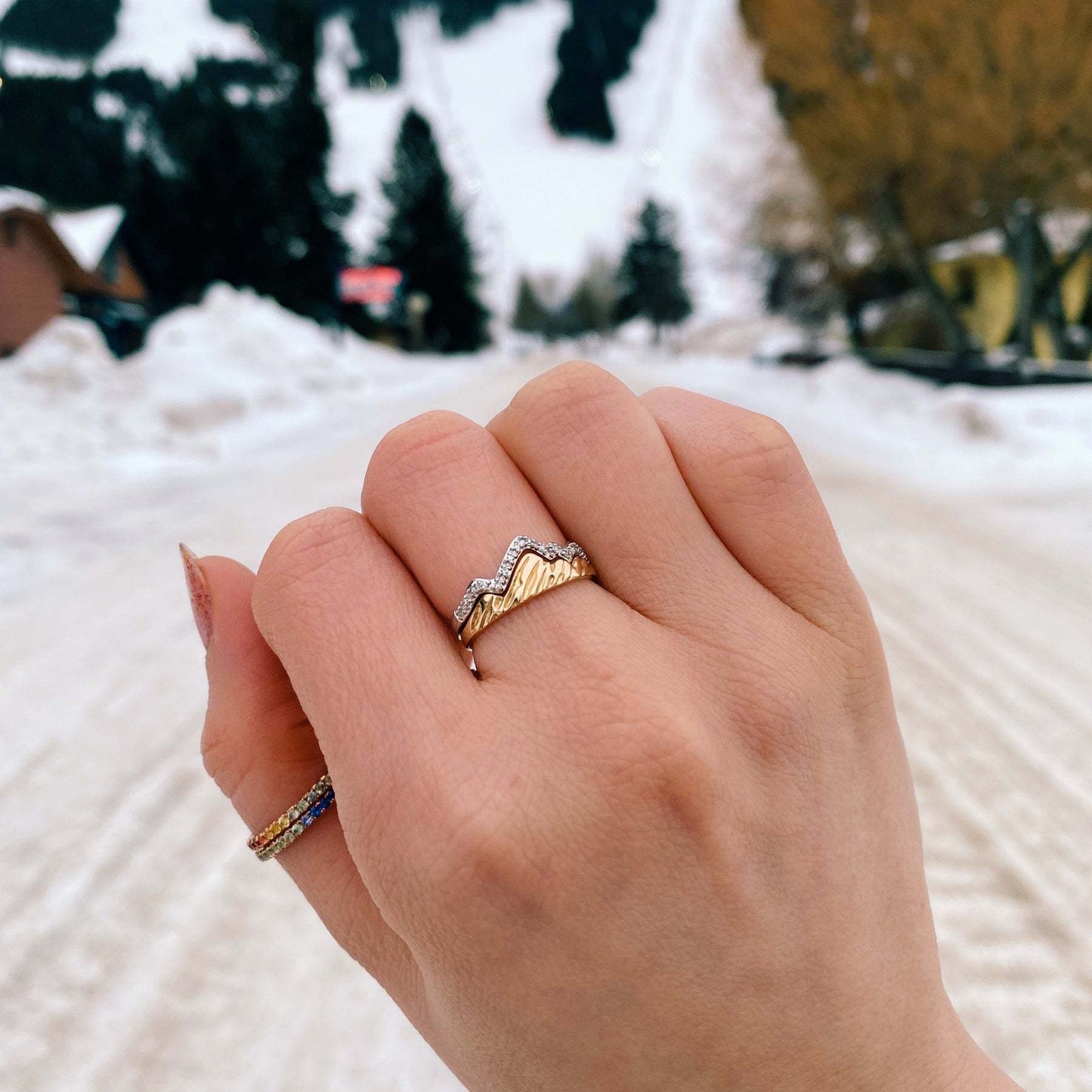 🔥Last Day 50% OFF 💪Get Stronger Mountain Ring ( Set Of 2 )🎁