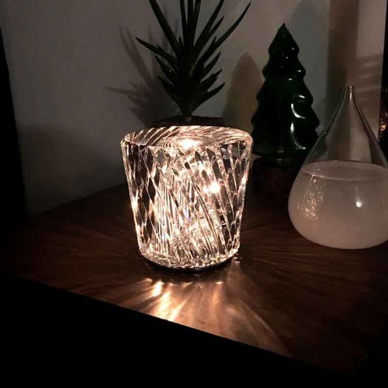 LED Crystal Wine Light