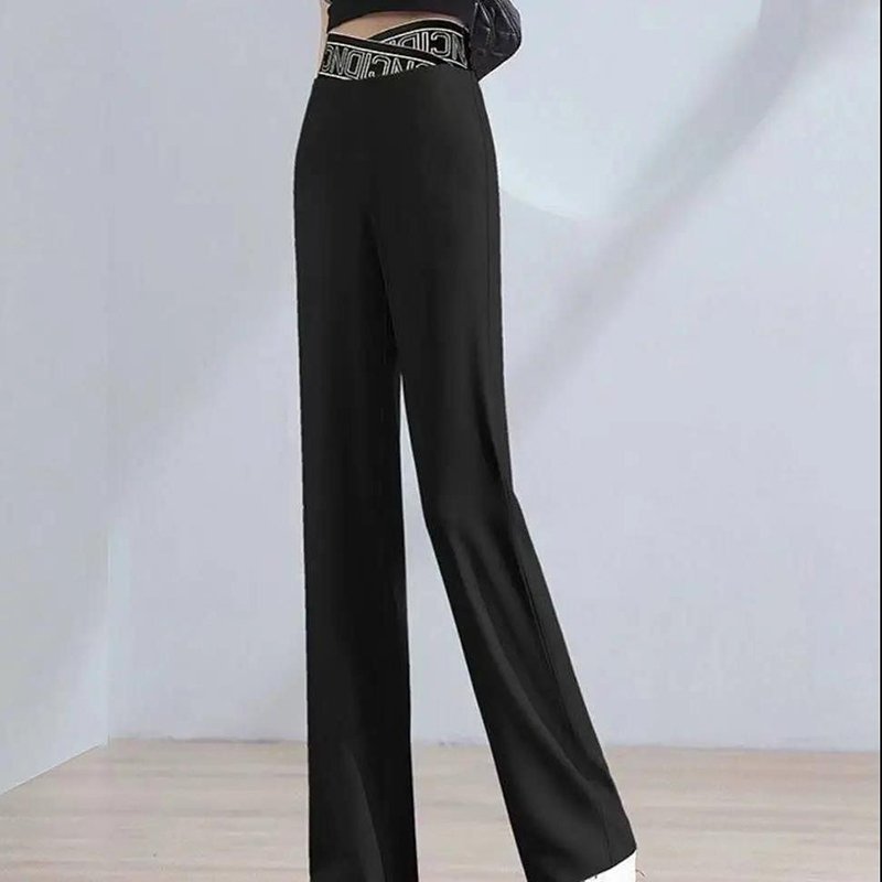 🔥Ice Silk High Waist Wide-leg Pants