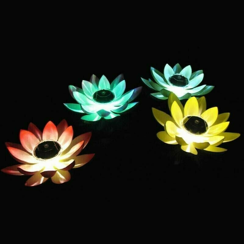 Solar Floating Lotus Flower Light