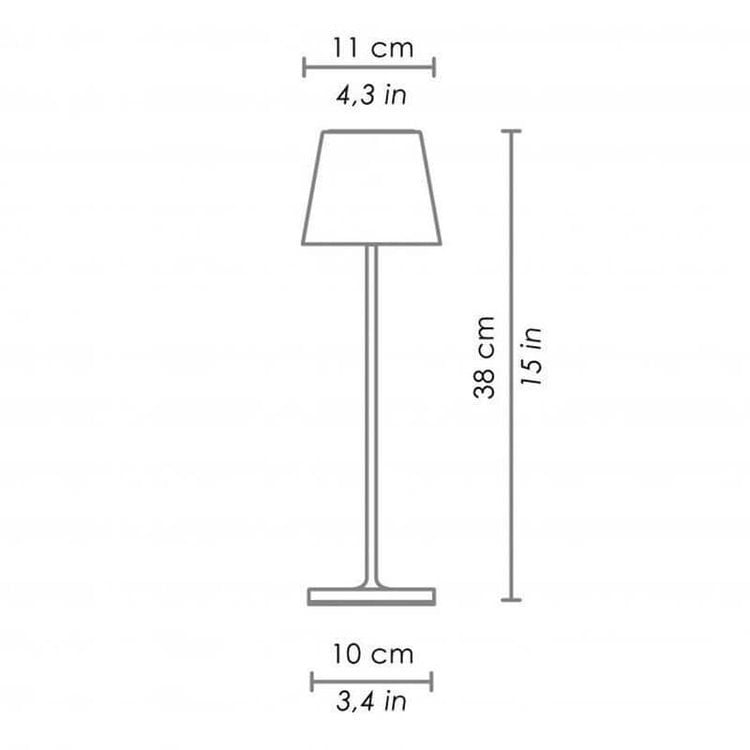 LED Creative Reading Eye Protection Rechargeable Table Lamp