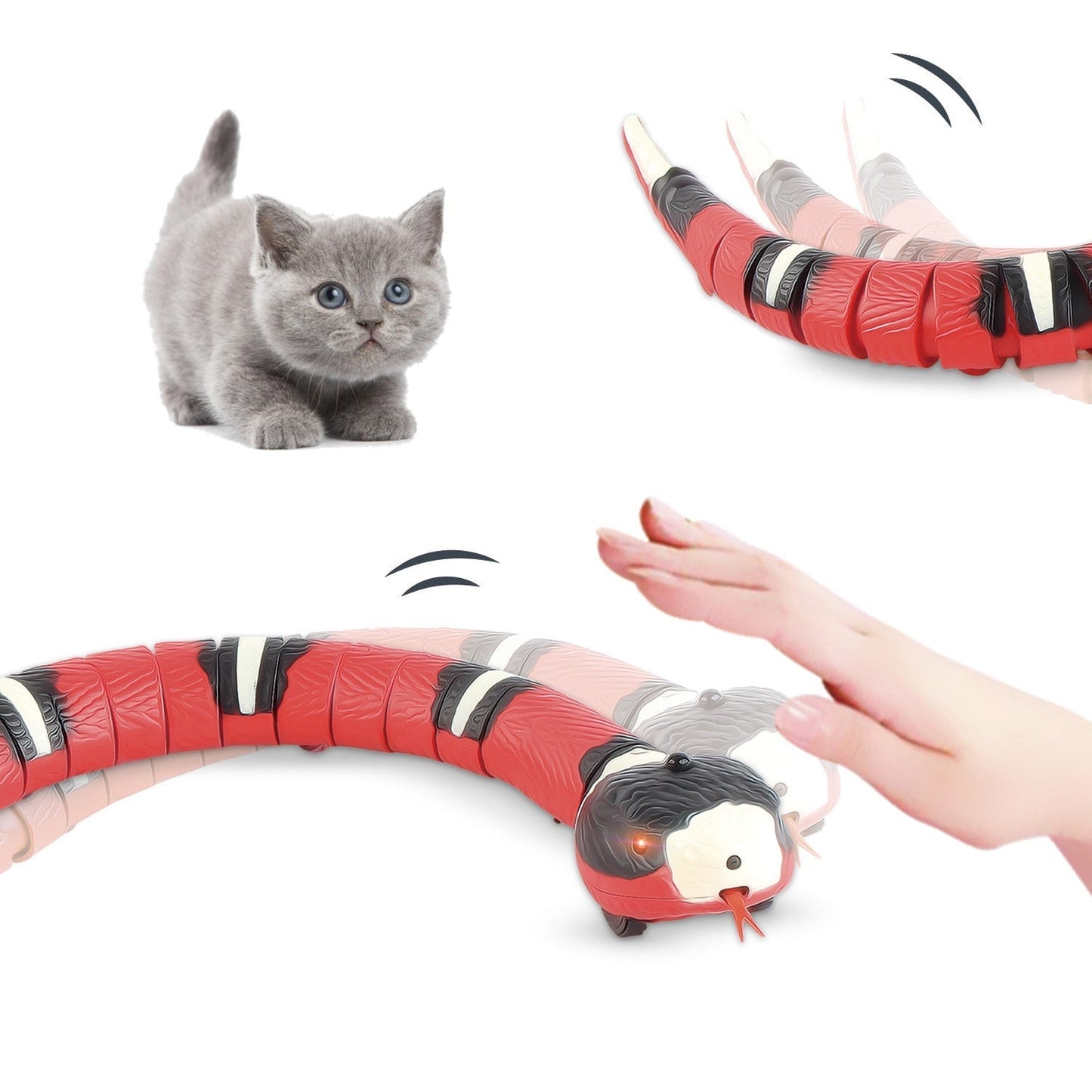 Smart sensory snake toy