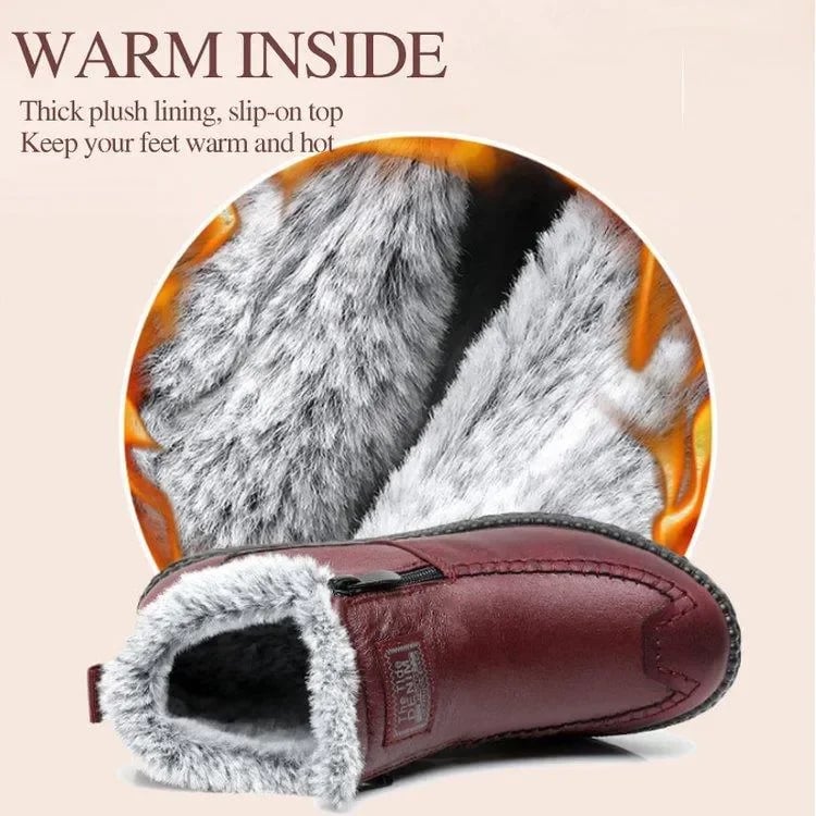 New fleece thickened warm snow boots