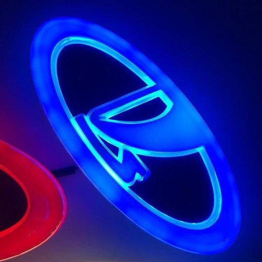 🚗4D car Logo Badge LED Light