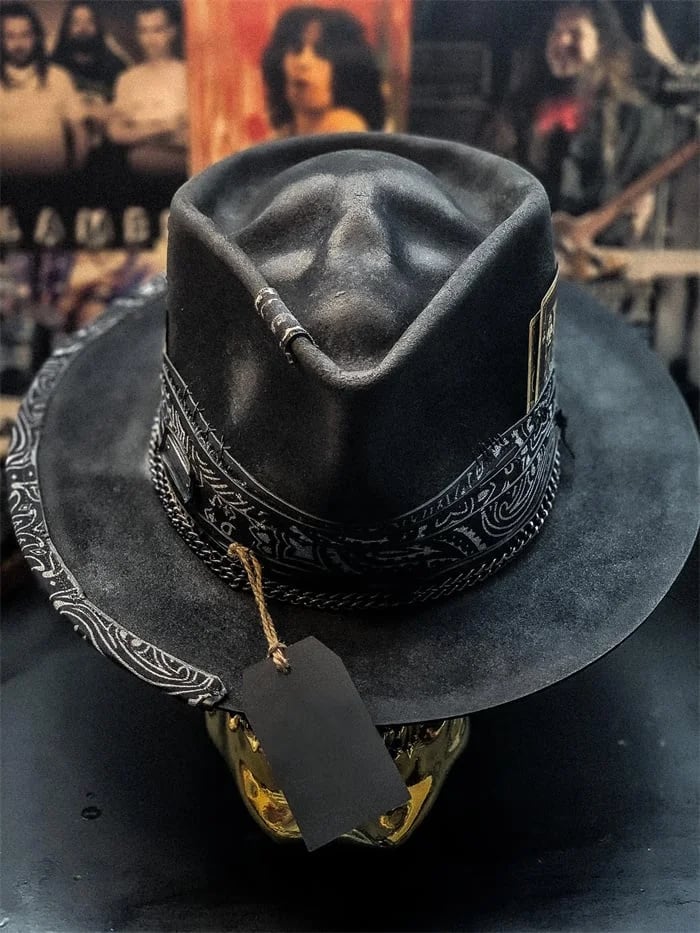 💀"Harvester of Sorrow" Handmade Skull Hat