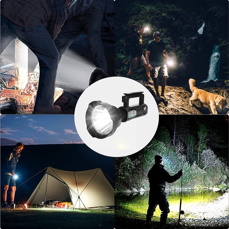 ⏰Rechargeable Handheld Spotlight Flashlight