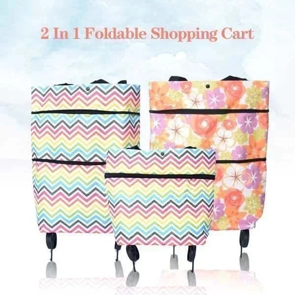 ✨2023 New Version✨Foldable Shopping Trolley Tote Bag