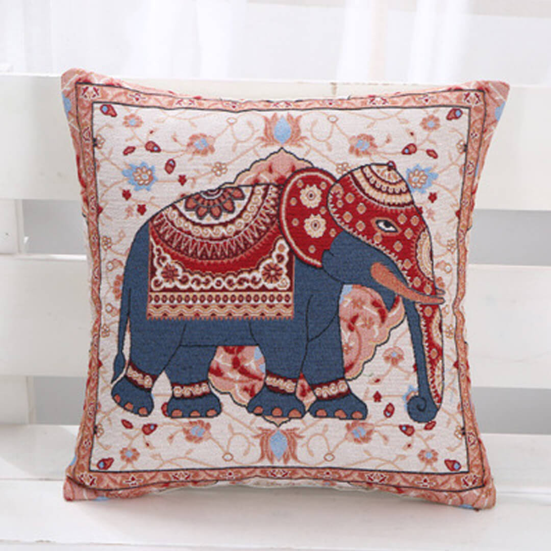 Elephant Double-sided Cushion Cover