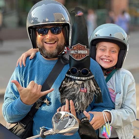 🔥Cool Harley Biker Gnome