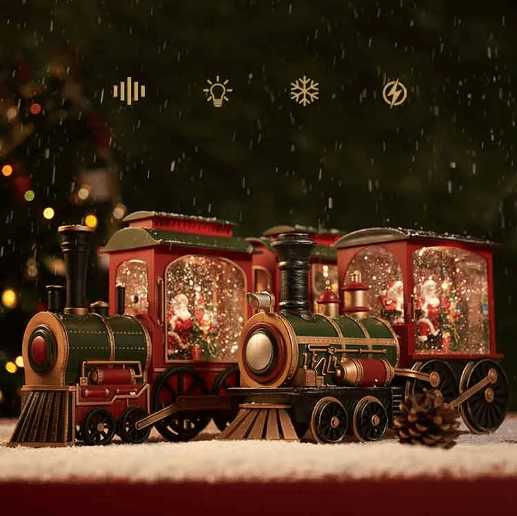 🎄Christmas Train Music Box