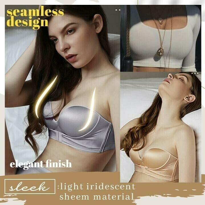 🔥Buy 1 Get 1 Free today🔥-Invisible Strapless Super Push Up Bra