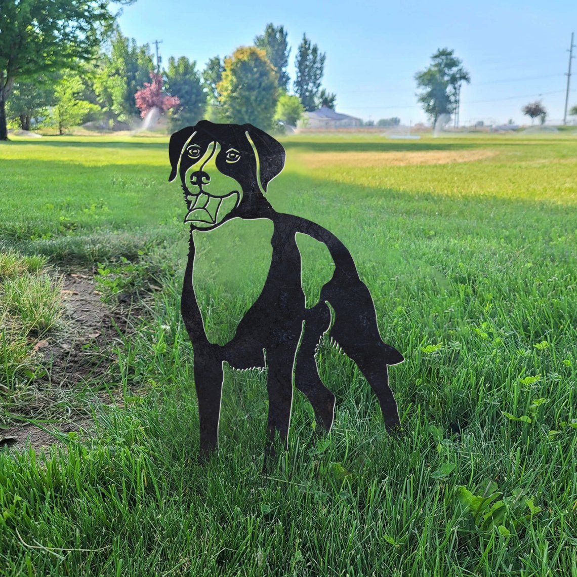 Labrador Retriever Metal Silhouette