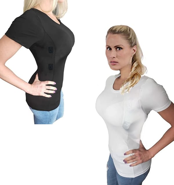 🔥 MEN/WOMEN'S CONCEALED LEATHER HOLSTER T-SHIRT