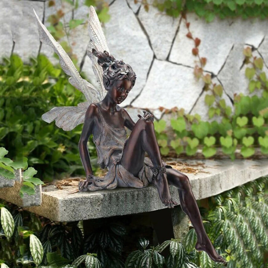 💖 Arbor Day Hot Sale-50%Off🔥sitting fairy sculpture