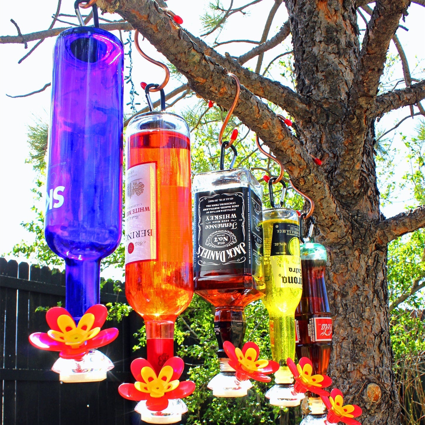 Turn Your Own Recycled Bottles into The Best Hummingbird Feeder!