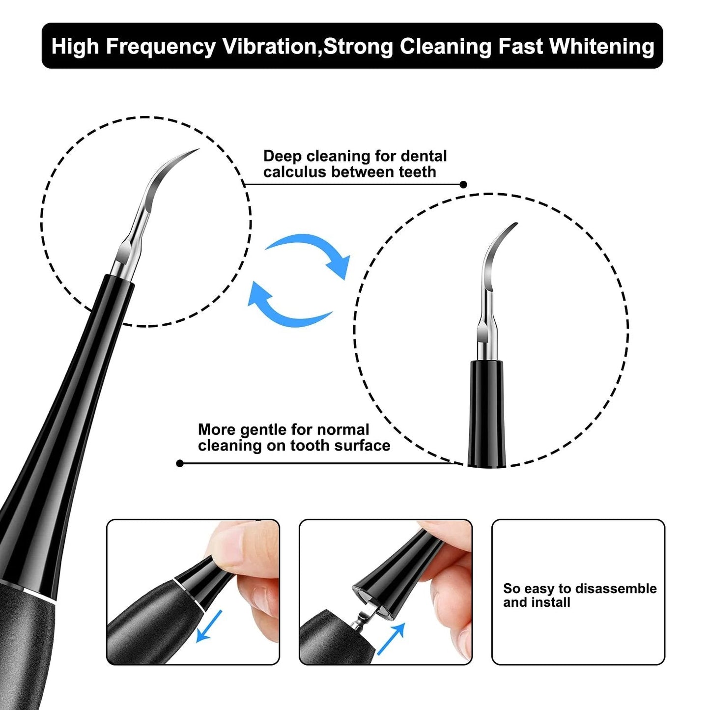 👨‍⚕Electric tooth cleaning instrument