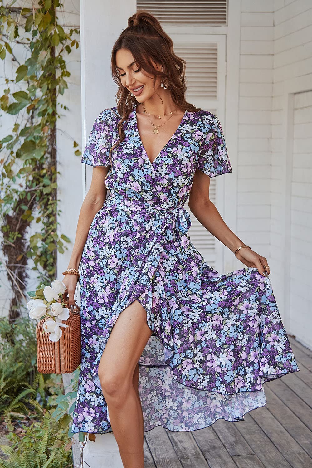 2023 Latest Women's Floral Summer Bohemian Maxi Dresses