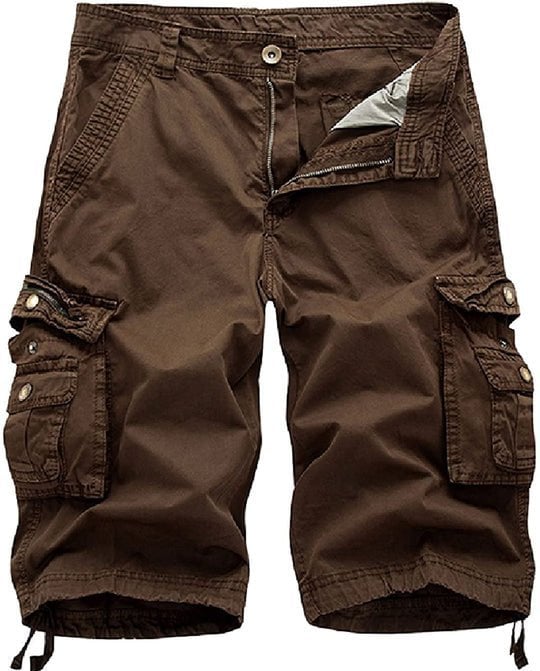 Men’s Loose Cargo Shorts with Big Pocket