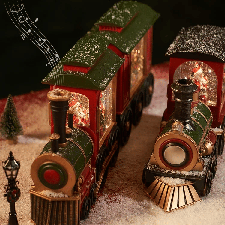 🎄Christmas Train Music Box