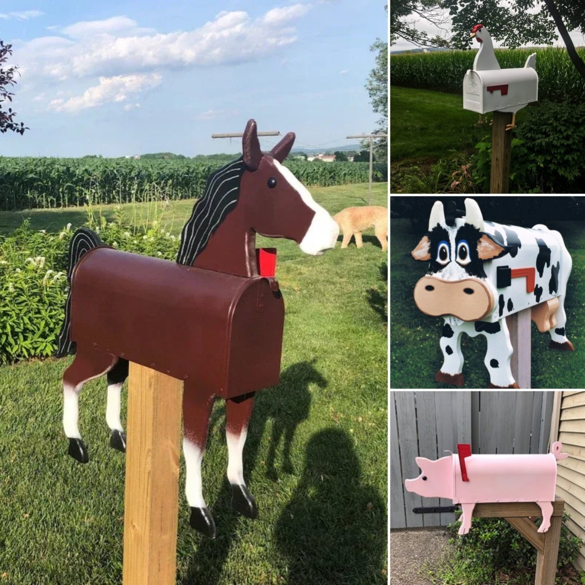 ✨UNIQUE  MAILBOX | FARM ANIMAL MAILBOXES🔥