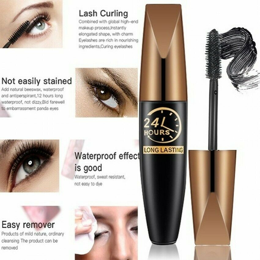 BUY 1 GET 1 FREE(2PCS) - 4D Waterproof Silk Fiber Thick Lengthening Mascara