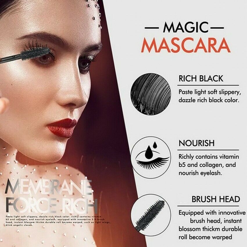 BUY 1 GET 1 FREE(2PCS) - 4D Waterproof Silk Fiber Thick Lengthening Mascara