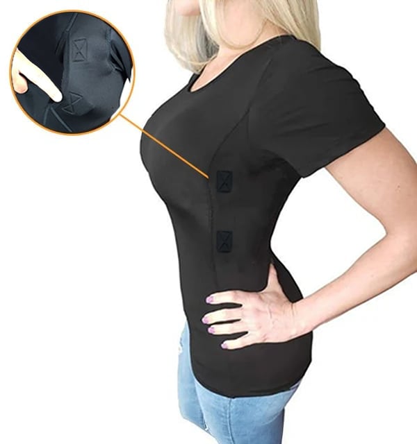 🔥 MEN/WOMEN'S CONCEALED LEATHER HOLSTER T-SHIRT