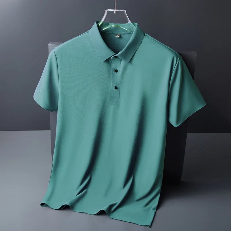 Men's Ice Silk Short Sleeve Polo Shirt