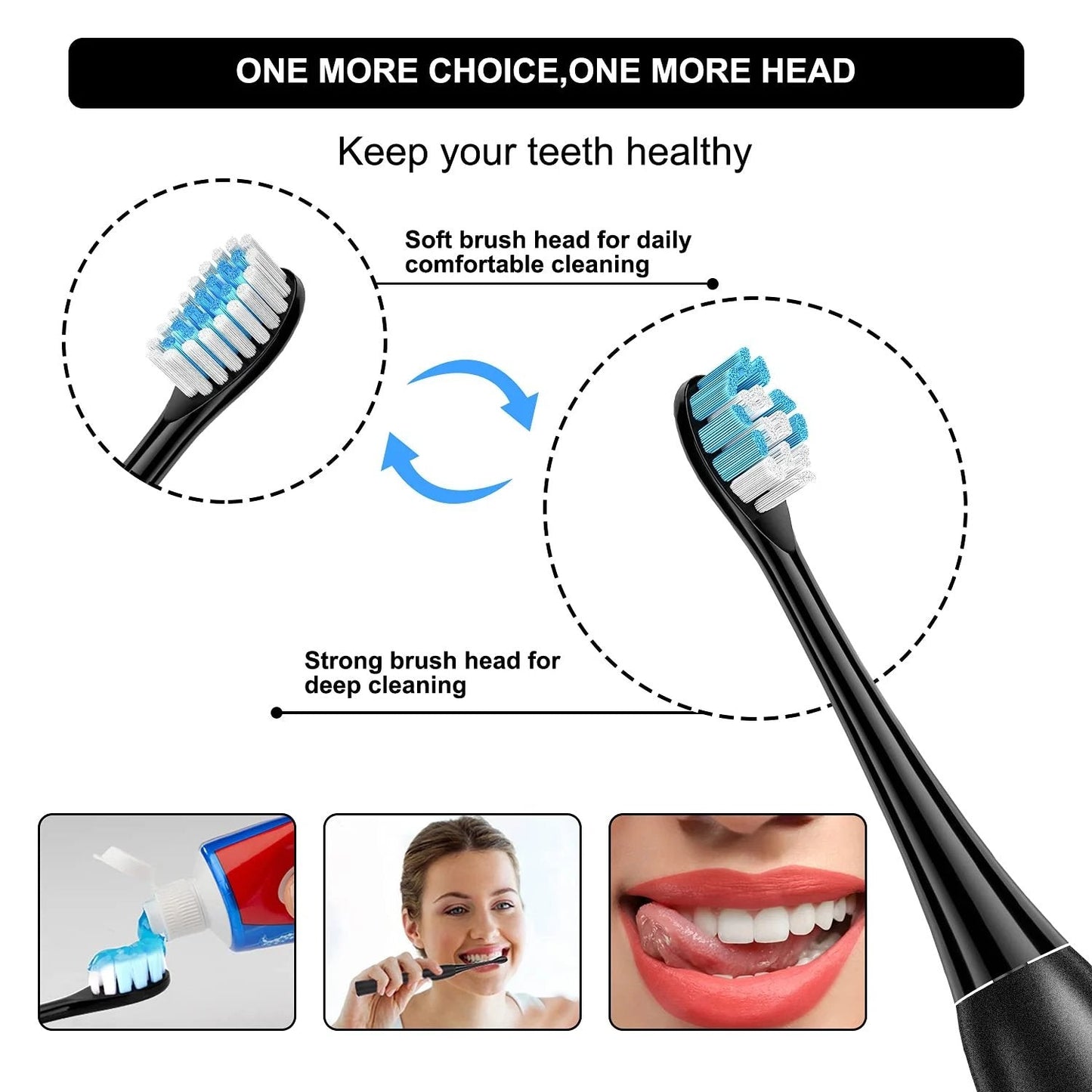 👨‍⚕Electric tooth cleaning instrument