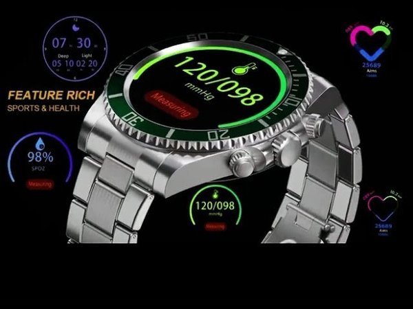 Multifunctional Smartwatch with Text, Call and Heart Rate Monitor