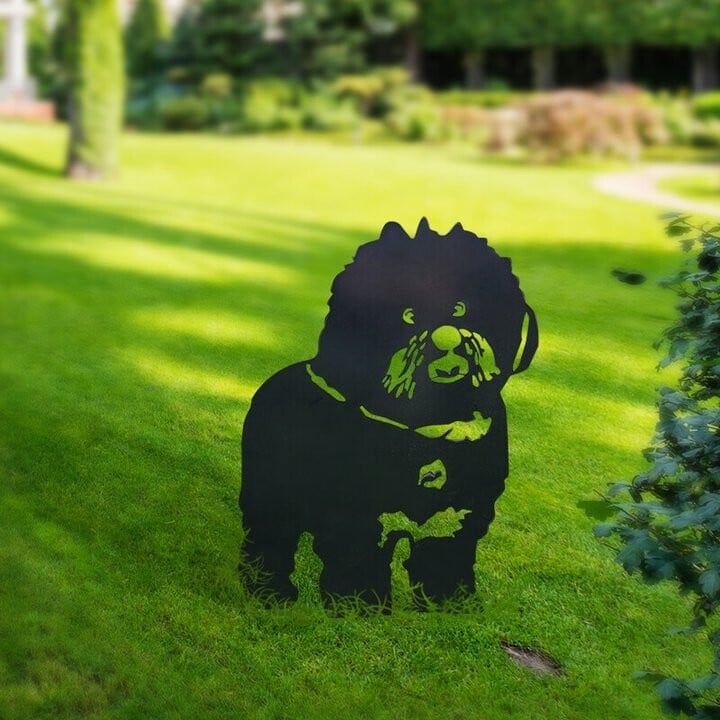 Bichon Frise Metal Silhouette