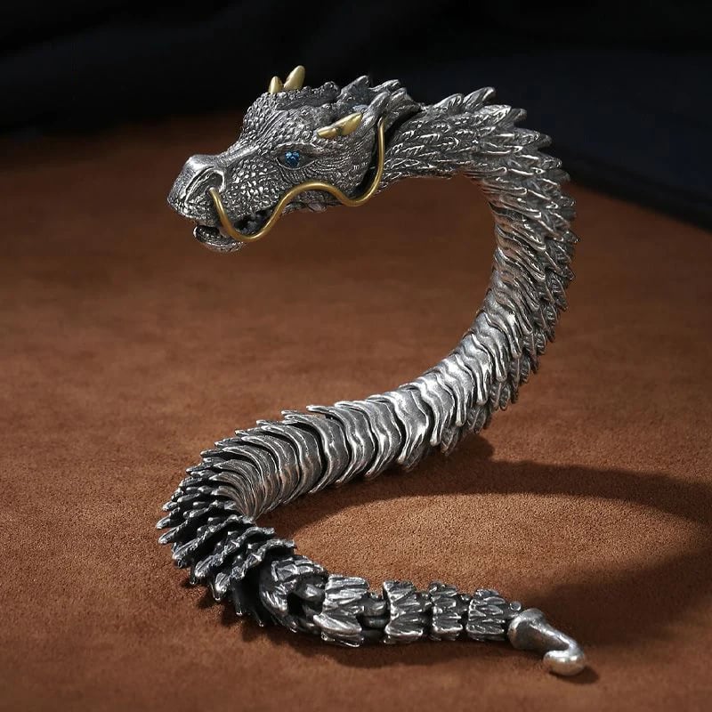 Vintage Metal Dragon Bracelets