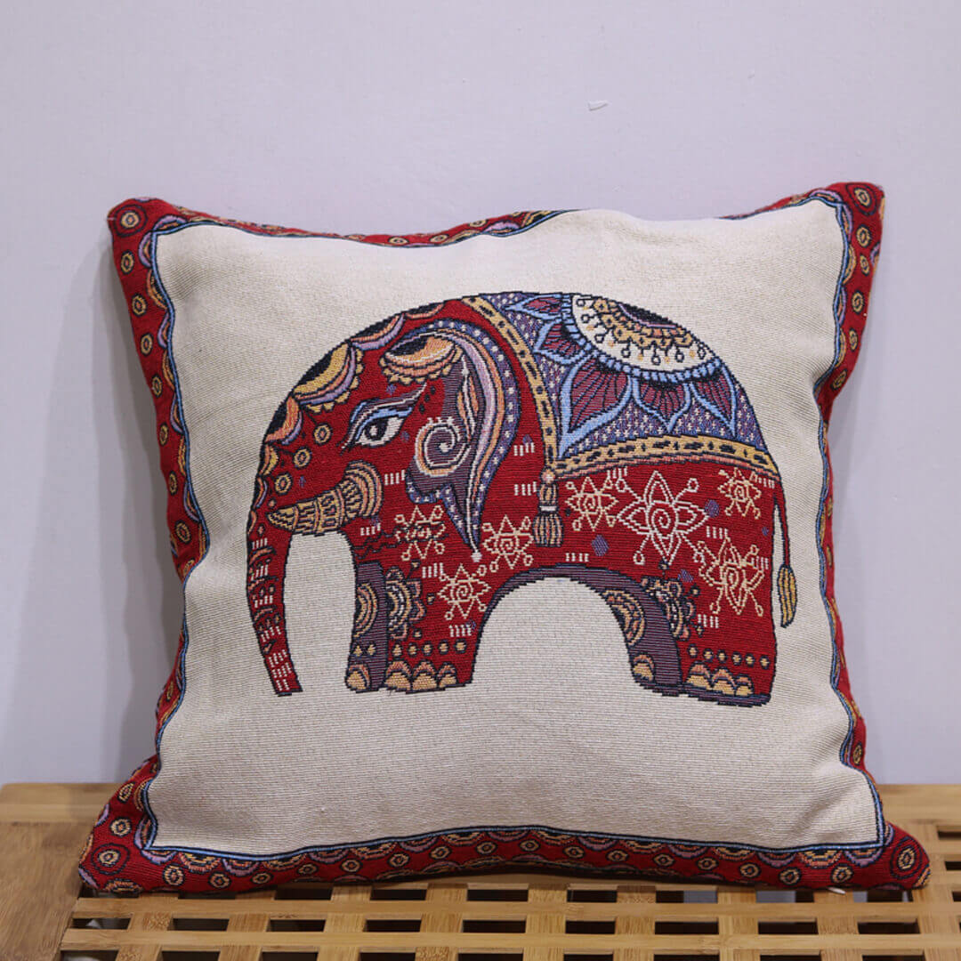 Elephant Double-sided Cushion Cover