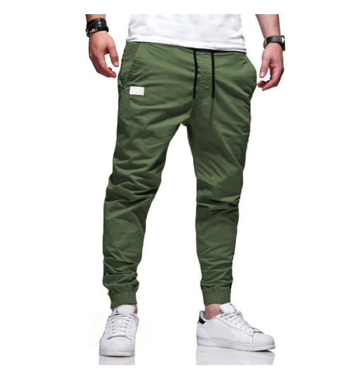 Cargo Pants Joggers Drawstring Elastic