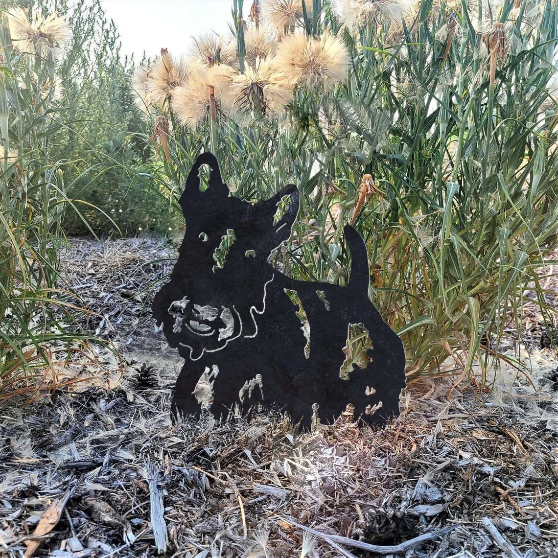 Scottish Terrier Metal Silhouette