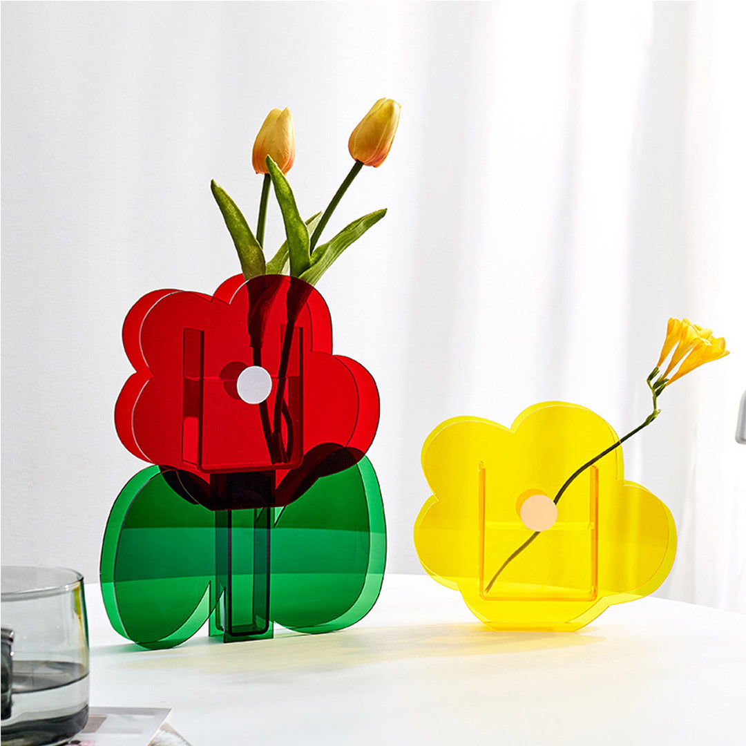 Colorful Acrylic Vase