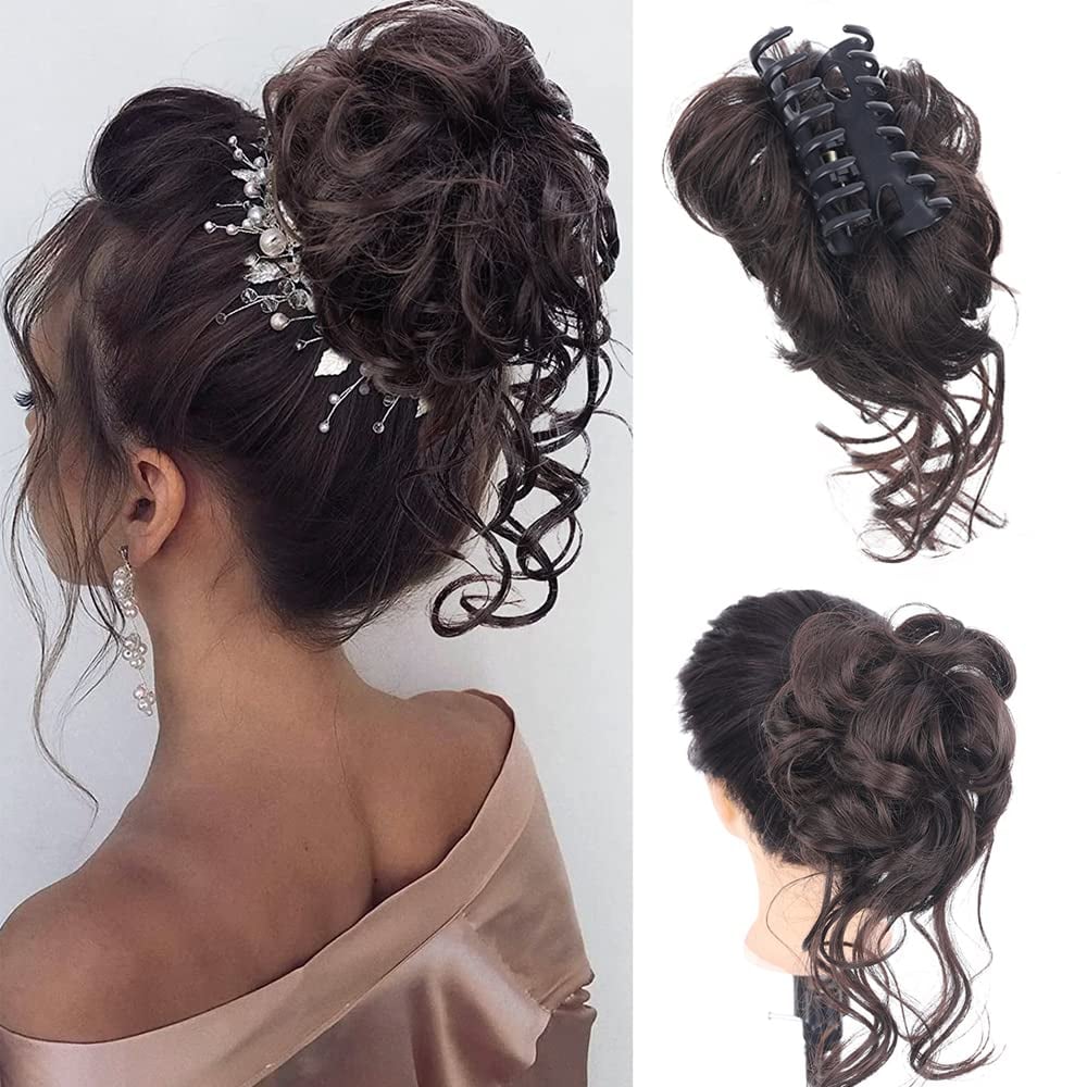 Curly Bun Hair Piece