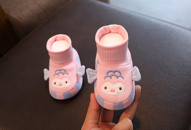 Baby Cartoon Plush Cotton Toddler Shoes👣