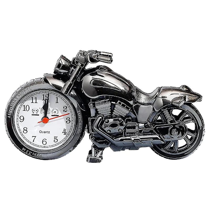 Creative retro motorcycle alarm clock